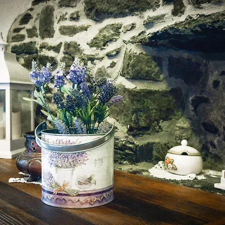 In Pietra E Legno Con Caminetto Inverso Pinasca