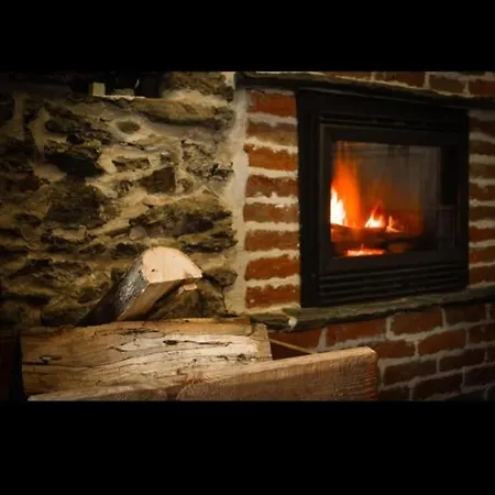 In Pietra E Legno Con Caminetto Apartman Inverso Pinasca