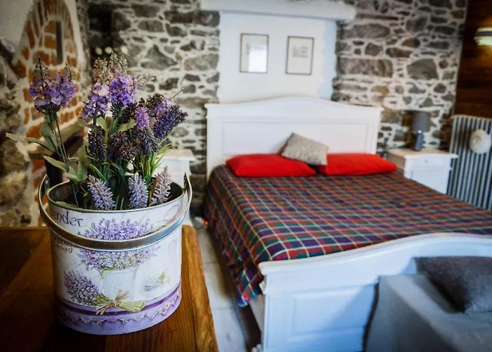 In Pietra E Legno Con Caminetto *